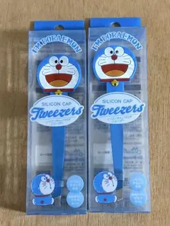 【新品未使用】I'm Doraemon シリコンキャップ付きツイーザー 毛抜き