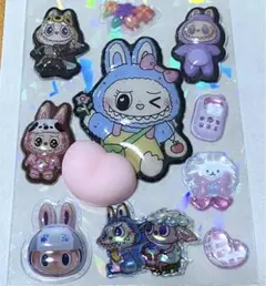 ボンボンドロップシール ぷくぷくシール おすそ分け まとめ売り ラブブおしり