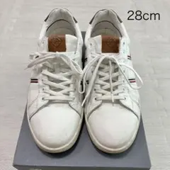 ホワイト ストライプ スニーカー 28cm ステファノロッシのサムネイル