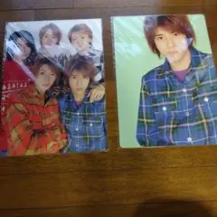 嵐グッズ初期下敷嵐解散集合二宮和也激レア新品未開封未使用2003