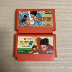 キャプテン翼Ⅰ・Ⅱ ２本セット　ファミコンソフト　テクモ