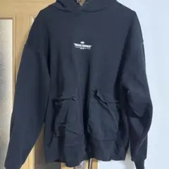 GU パーカー　ブラック