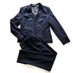 【美品】　HKWORKS LONDONセットアップスーツ 紺　М ウォッシャブル