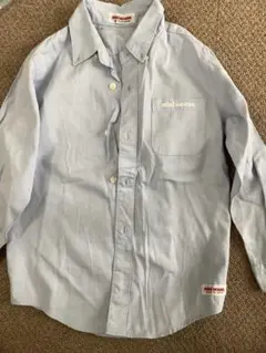 ミキハウス 長袖シャツ 水色　110 美品
