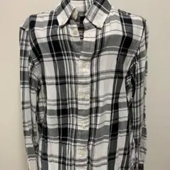 Ralph Lauren クラシックフィット シャツ チェック 白 黒