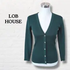 LOB HOUSE☆ニットカーディガン【M相当】グリーン