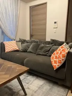 ダークグレー ソファ