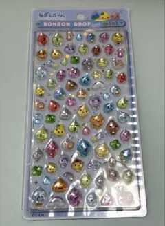 正規品　しずくちゃん　ボンボンドロップシール　ミニ　しずくの森のなかまたち