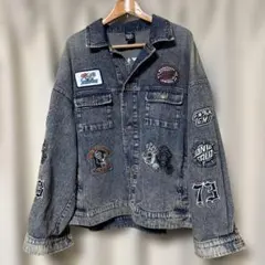 た*ー様 Santa Cruz パッチ付きデニムジャケット Lのサムネイル