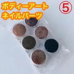 ⑤ ラメパウダー　ネイルパーツ グリッター　文化祭　メイク　ハロウィン 工作