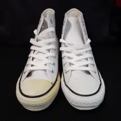 CONVERSE ALL STAR ホワイト ハイカット　レザー　23cm