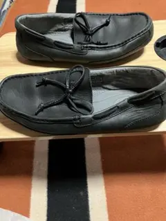 UGG 黒 モカシン レースアップ