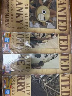 ワンピース 一番くじ 手配書ポスター J賞 8種セット - メルカリ