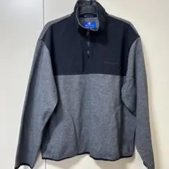 Champion ハーフジップ フリース スウェット M