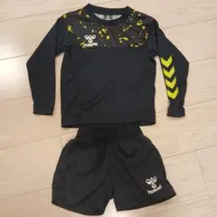 hummel ヒュンメル 長袖 ハーフパンツ セット 110 サッカー キッズのサムネイル