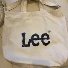 Lee ロゴ入り キャンバス トートバッグ