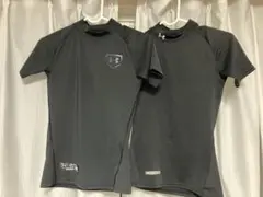 Under Armour ブラック アンダーシャツ ジュニア　2枚セット　半袖
