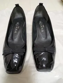 DIANA GINZA エナメル バレエシューズ ブラックのサムネイル