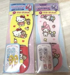 サンリオ セリア キッズ用インソール ハローキティ マイメロディ 2個 中敷のサムネイル
