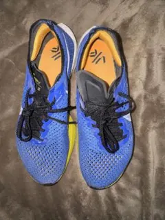 NIKE ZoomX ヴェイパーフライ3スパイクシューズ ブルー/イエロー