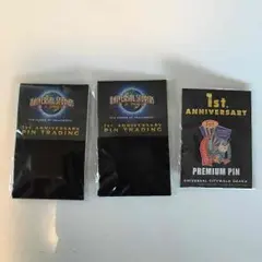 USJ １周年記念ピンバッチ 3個セット