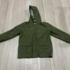 PETIT BATEAU フード付きオリーブグリーン 5ans/110cm