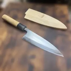 堺打刃物 霞 左利き 出刃 195mm 6寸半 包丁 白鋼 未使用 和包丁 - メルカリ
