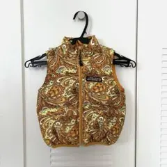 HYSTERIC MINI ペイズリー柄 ダウンベスト 90