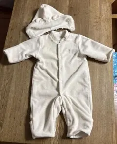 再値下げ！赤ちゃんの城【50〜80】くま耳ベビーコート