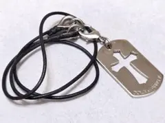 ドルチェ＆ガッバーナD&G　クロスカットアウトドッグタグ　ネックレス　43106