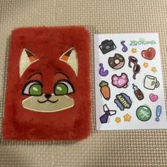 シンガポール航空　ズートピア　ノート　シール付き