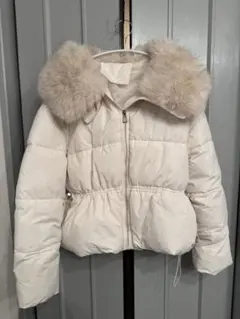 ほぼ新品　韓国セレクトショップ購入　ボリュームファーダウンジャケット　中綿