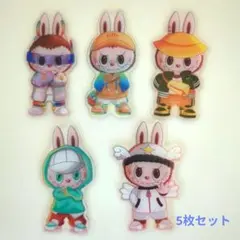 ラブブ　8cmアクリル（5枚セット）
