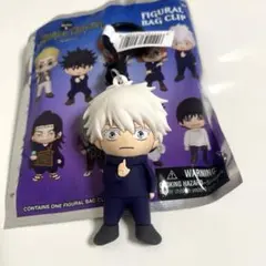 呪術廻戦 五条悟 フィギュア フィギュラルバッグクリップ キーホルダー 海外