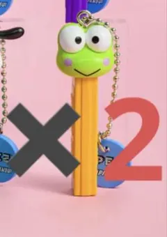 PEZ×はぴだんぶいマスコット けろけろけろっぴ　2個セット