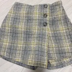 キッズキュロットスカート女の子150cmガールズ150cm