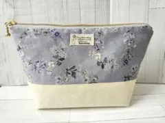 NO.2 20cmファスナーポーチ 花柄