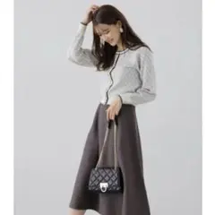 定価1.4万 プロポーションボディドレッシング カーディガンニットセットアップ