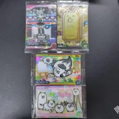 にゃんこ大戦争　カード　4枚セット！