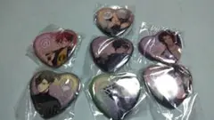 刀剣乱舞 ハート型缶バッジセット