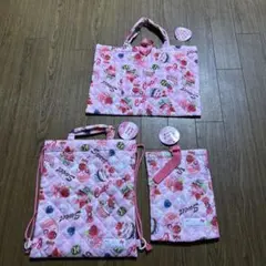 入園入学グッズ セット レッスンバッグ シューズケース お着替え袋