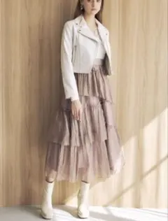 Mercury duoマーキュリーデュオ　ランダムティアードスカート