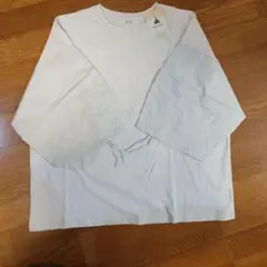 niko and ...袖シャーリング布帛五分Tシャツ