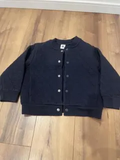 PETIT BATEAU ネイビーキルティングジャケット　4ans/104センチ