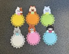猫のメッセージカード 6枚セット