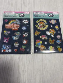 Angel Blue Daisy Lovers デニムシール　セット