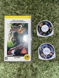 PSP モンスターハンターポータブル2G・3、SDガンダムGP セット