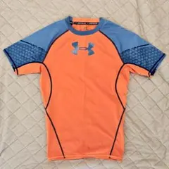 UNDER ARMOUR Tシャツ オレンジ ブルー メンズのサムネイル