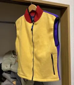 POLARTEC フリースベストクレイジーパターン M