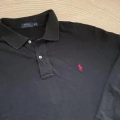 POLO RALPH LAUREN ブラック 長袖ポロシャツ